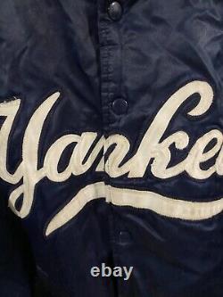 VTG Starter New York Yankees Satin Jacket 1998 World Series Champions Men L