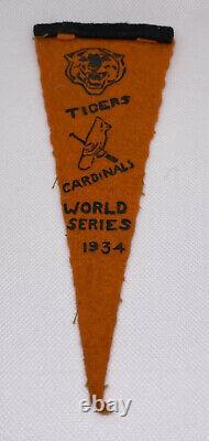 Vintage 1934 World Series Mini Pennant Detroit Tigers/St Louis Cardinals