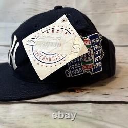 Vintage 1996 New York Yankees World Series Champions Snapback Hat ANNCO Rare