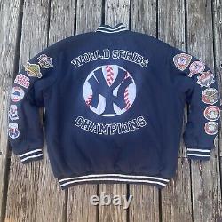 Vintage DEADSTOCK NEW YORK YANKEES 26 Time WORLD SERIES CHAMPIONS Jacket 2XL