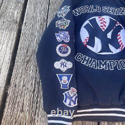 Vintage DEADSTOCK NEW YORK YANKEES 26 Time WORLD SERIES CHAMPIONS Jacket 2XL