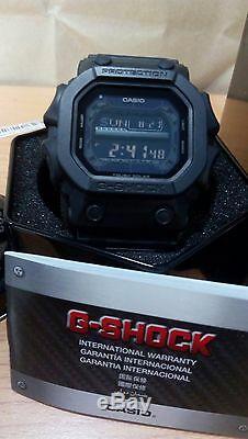 Vintage King of G-Shock Tough Solar GX-56 GWX Series All Matt Black World Time