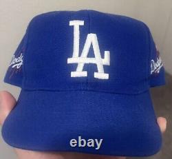 Vintage Los Angeles Dodgers ANNCO Back Logo Snapback World Series Hat