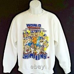 Vintage Minnesota Twins Baseball Sweatshirt Size L World Series Champions 1991