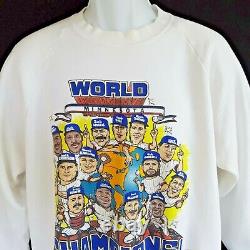 Vintage Minnesota Twins Baseball Sweatshirt Size L World Series Champions 1991