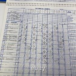 Vintage NCAA CWS College World Series Log Score Books Baseball Men's 1990s 2000s