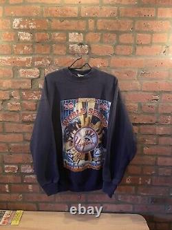 Vintage New York Yankees 1999 World Series Rap Tee Sweatshirt XL