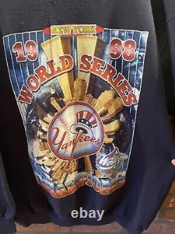 Vintage New York Yankees 1999 World Series Rap Tee Sweatshirt XL