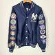 Vintage New York Yankees World Series Bomber G-iii Jacket 27 Time Champs Size Sm