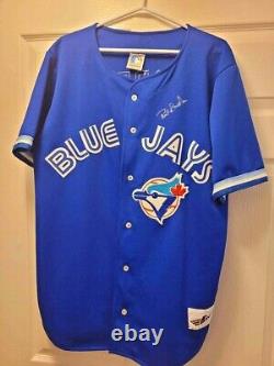 Vintage Toronto Blue Jays Jersey Pat Borders World Series Ravens Knit autograph