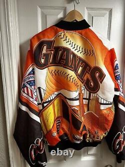 Vintage chalk line jacket San Francisco Giants Circa 1989 World Series Large