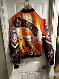 Vintage chalk line jacket San Francisco Giants Circa 1989 World Series Large