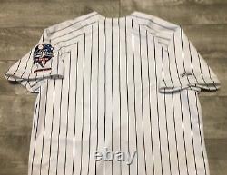 Vtg Majestic New York Yankees World Series Baseball Pin Stripe Jersey Size XL