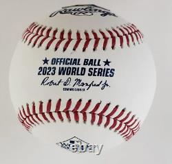 WILL SMITH Rangers'2023 WS CHAMP' Signed 2023 World Series Baseball (Radtke)