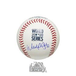 Walker Buehler Autographed 2020 World Series Official MLB Baseball BAS