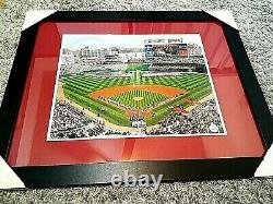Washington Nationals Park 31x25 Framed Baseball Stadium Photo World Series