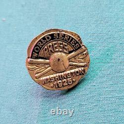 Washington Senators World Series Baseball Press Pin 1925