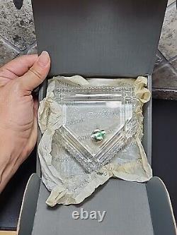 Waterford Crystal Braves World Series Champions 1995 Home Plate Paperweight