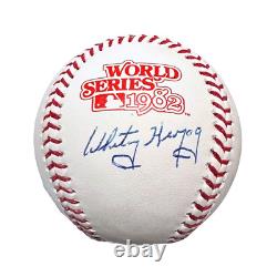 Whitey Herzog St Louis Cardinals Autographed 1982 World Series Baseball JSA COA