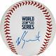 Will Smith La Dodgers Signed 2020 Mlb World Series Champs Logo Baseball