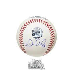 William Contreras Autographed 2021 World Series Official MLB Baseball BAS