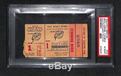 Willie Mays The Catch 1954 World Series Game 1 Ticket New York Giants Psa Rare