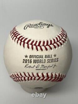 Willson Contreras Signed 2016 World Series Champions Rawlings Baseball