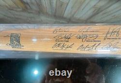 World Series 2006 MLB AL Champ DETROIT TIGERS Louisville Slugger Signed Bat Case