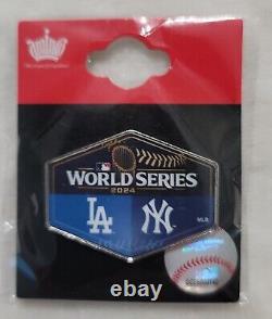 World Series 2024 Collectible Pin LA Dodgers Game 1 I was there! & WS Pin LOT