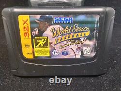 World Series Baseball Starring Deion Sanders (Sega 32X, 1995)-Cart only-Rare