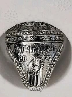 World Series Ring Bruce Bochy #15 Texas Rangers Replica Theme Night