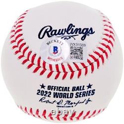 Yordan Alvarez Autographed Houston Astros 2022 World Series MLB Baseball
