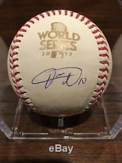 Yulieski Gurriel Autographed 2017 World Series Baseball Houston Astros Beckett