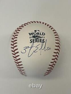 Zach Eflin Signed Rawlings Official 2022 World Series Baseball Phillies JSA