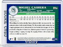 #dRCMIGUEL CABRERA 2003 Topps Traded Gold ROOKIE CARD'03WORLD SERIESMVPDET